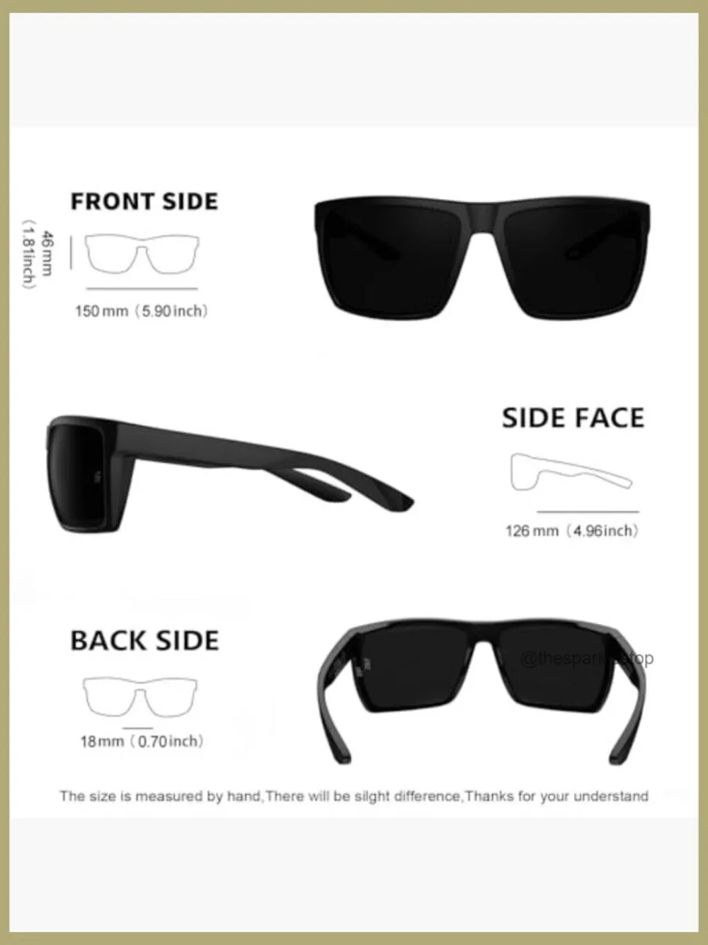 UV400 Protected TR90 Wrap Around Sunglasses for Men Women